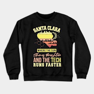 Santa Clara San Francisco United States Design Crewneck Sweatshirt